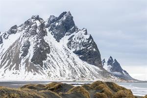 Stokksnes Mountains in Winter