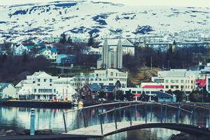 Akureyri in Winter