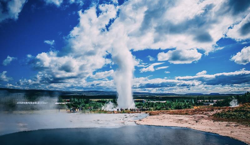 Strokkur Geyser on the Golden Circle