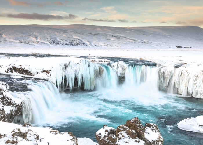 Frosen Goðafoss