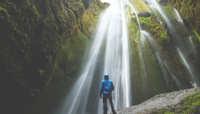 Gljúfrabúi Waterfall